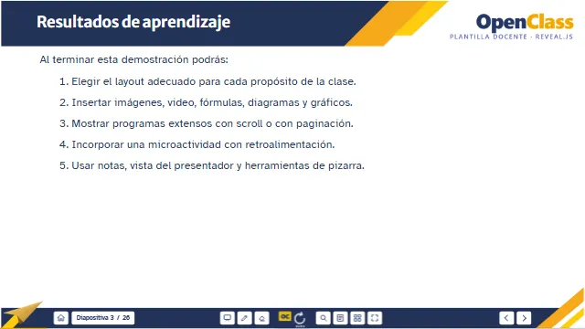 Resultados de aprendizaje